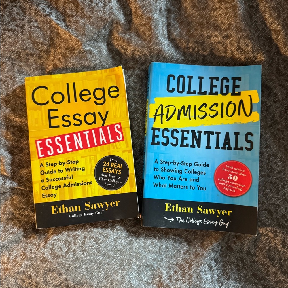Lot Two College Essay And Admissions Books Like New Read Once Excellent Resource